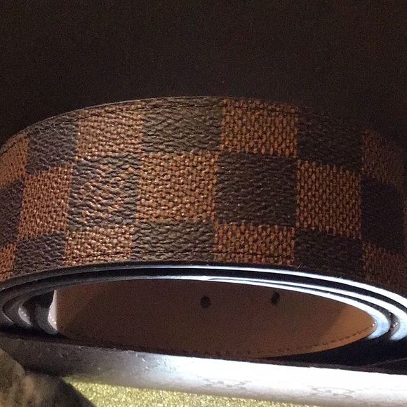 Louis Vuitton inventeur men’s belt in black buckle - Picture 3 of 3